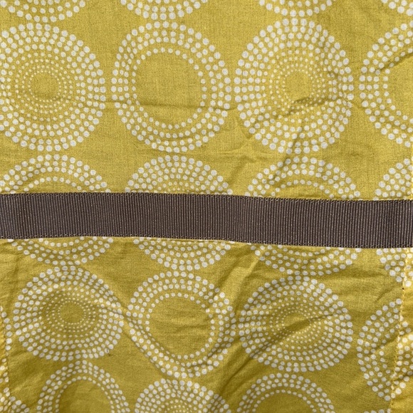 Boden Yellow Geometric Print Ribbon Cropped Tank Top - 4 - Picture 8 of 12